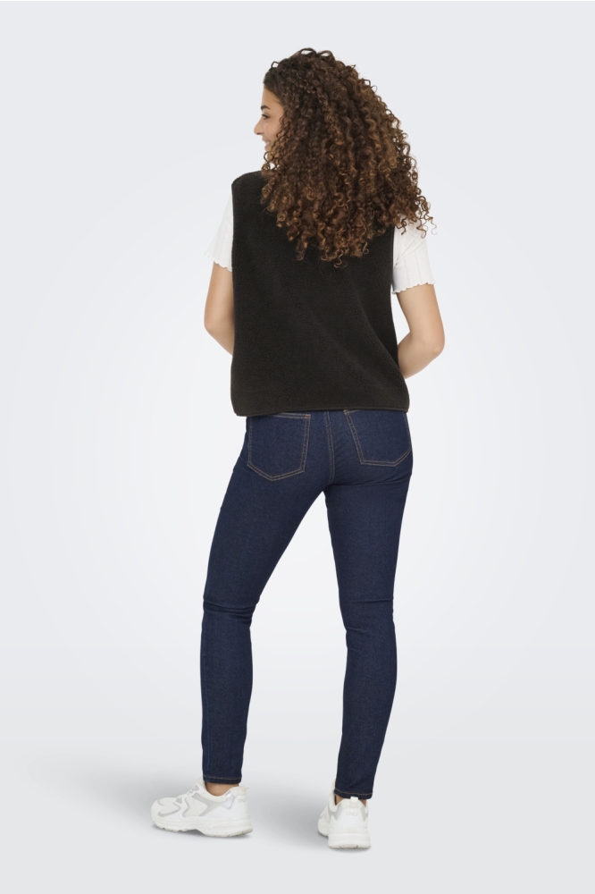 ONLTEDDY S/L UB VEST SWT 15355960 CHOCOLATE TORTE